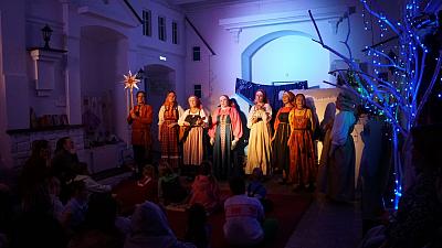 Рождественское вертепное представление фольклорно-этнографического ансамбля «Пересек»