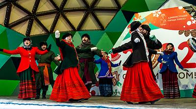 Театр фольклора «Разноцветье» выступил на концерте «Славный вечер Рождества»